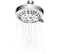 Set soffione doccia da bagno - 9 Testina portatile a risparmio idrico a risparmio idrico, spruzzatore per jat rimovibile | Tubo flessibile in acciaio e supporto a parete, soluzione doccia ad alta