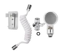 Set soffione doccia G1/2 pollici ABS spruzzatore portatile a doppia modalità con tubo da 1,5 m per il lavaggio delle mani o dei capelli del parrucchiere domestico