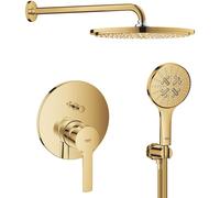 Set soffione doccia Grohe Rainshower 26066GL0, rubinetto per vasca e doccia Grohe Lineare 24064GL1, 26574GL0, 26658GL0, 28362GL1