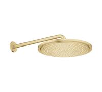 set soffione doccia Grohe Rainshower Cosmopolitan 310 Ecojoy con braccio 380 mm, oro spazzolato - 26066GN0