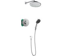 Set soffione doccia Hansgrohe Crometta 26724000, rubinetto per vasca e doccia Hansgrohe DuoTurn S 75418000, 27413000, 01500180, 24302000, 26457000