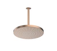Set soffione doccia Oltens Alvo 37011610, braccio da soffitto Oltens Aera 39404610