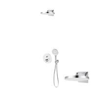 Set soffione doccia Oltens Regna 37009100, rubinetto per vasca e doccia Oltens Hamnes 34106100, 39403100, 37109100, 39304100, 37200100