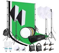 Set Softbox per Studio Fotografico Cotone Greenscreen Set da 2.6 m x 3 m con