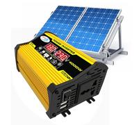 Set solare integrato - Generatore elettrico mobile, controller automatico convertitore da 4000w | Centro di roulotte fotovoltaico, economia ecologica del carico della batteria