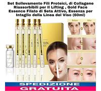 Set Sollevamento Fili Proteici Di Collagene Riassorbibili per il Lifting 60ml