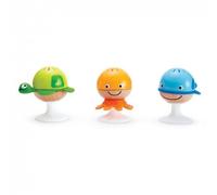 SET SONAGLI SEMPRE IN PIEDI stay-put rattle set HAPE gioco in legno e plastica V