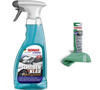 Set SONAX 02382410 XTREME Pulitore Per Vetri 500 Ml Inclusa Panno In Microfibra