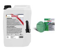 Set SONAX 03805000 Tiefen Pfleger 5 Litro Incl. Spugna Pulizia Microfibra