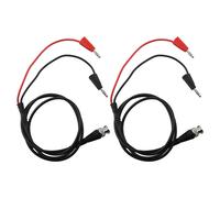 Set sonde connettore a banana da 120 cm BNC a doppio 4 mm per test oscilloscopio