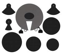 Set Sordine per Batteria Mute Pad Complet Stage Kit 10'' 12'' 14'' 16'' 22''
