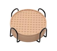 Set Sottobicchieri Uso Domestico Realizzato in Silicone Premium Efficace Prevenz