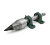 Set spaccalegna a vite per trattore kit di montaggio 150mm cono perforatore spaccatore conico + cuscinetto + albero cardanico