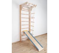 Set Spalliera in Legno con Scivolo e Altalena - Gioco e Fitness per Famiglia