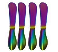 Set Spargi Burro 4 Acciaio 13,3 cm Lunghezza Totale Argento Nero