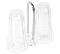 Set Spargipepe e Sale in Acrilico con Supporto da Tavolo | Contenitore per Spezie Cucina, Facile Impugnare e Spargere, per Uso Domestico e Tavola