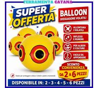 SET Spaventapasseri Dissuasore Per Piccioni Repellente Uccelli Volatili Pallone