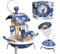 Set spaziale per bambini: proiettore, zaino e officina UFO