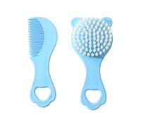 Set spazzola per capelli e pettine per Cura delicata del cuoio capelluto con design a forma orsetto cartone animato per la toelettatura quotidiana e set spazzole per capelli da viaggio