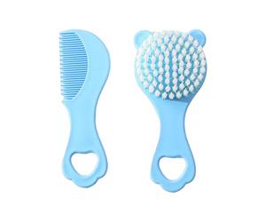 Set spazzola per capelli e pettine per Cura delicata del cuoio capelluto con design a forma orsetto cartone animato per la toelettatura quotidiana e set spazzole per capelli da viaggio