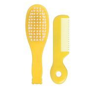 Set spazzole e pettini per bambini Spazzola per capelli per bambini Cuffia per culla con setole morbide in nylon per massaggio alla testa del bambino Cuffia per culla morbida per neonato per