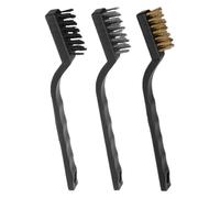 Set Spazzole in Filo di Acciaio,Spazzola In Anti-Ruggine Con Filo Metallico - Spazzolino Multiuso Antiruggine, Scovolino in Ergonomico per Pulizia Saldature Lavorazione Legno e Catena Bici