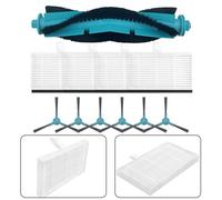 Set spazzole laterali e filtri compatibili con per robot pulitore Ultenic D10