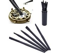 Set Spazzole Morbide Riparazione Orologi Pulizia Movimenti Componenti | Setole Morbide Senza Graffi, Multiuso Gioielli Elettronica Ottica Hobby Professionisti
