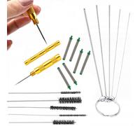 Set Spazzole Pulizia Punzone - Filtro 30Mesh | 5pz Spazzole 5pz Aste
