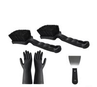 Set Spazzole Secchi con Raschietto e Guanti Set Spazzole Secchi | Materiale PP e gomma, all'usura, nel per tempo, per facile da lavare, lunga durata