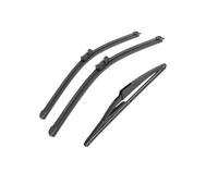 Set spazzole tergicristallo Anteriori e Posteriori per Auto per Fiat 500 312 2007 2008 2009 2010 2011 2012 2013 2014 2015-2017 24 "+ 14" + 11" 3 Pezzi Tergicristallo Posteriore per Parabrezza