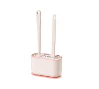 Set Spazzole WC da Parete con Impugnatura Comfort Lungo per Facile Utiliz