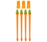 Set Spazzolino Denti per Cani a Doppia Testina, Pp Arancia | Pulizia Orale per Denti, Uso Semplice, Asciuga in Fretta, Struttura Robusta