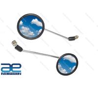 Set Specchi Per Scooter Vespa PX 125/150 Stella Cromo Placcato Compatibile