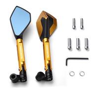 Set specchietti laterali Specchietto Retrovisore Per Moto Per BMW R1200GS ADV R1250GS F800GS F850GS R 1250 1200 GS F 800 850 GS Specchietti Retrovisori Laterali Specchietto retrovisore per moto(Oro)