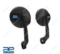 Set specchietti retrovisori estremità barra per Royal Enfield Super Meteor Sh...