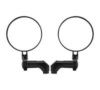 Set Specchietti Retrovisori Moto Per 7/8 22mm Manubrio Terminale Moto Specchietti Con Standard Barra Inserimento Retrovisore(BLACK-CLEAR)