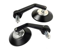 Set Specchietti Retrovisori Moto Per Brixton Per Crossfire 500 500X Moto Manubrio Retrovisore Specchietto Angolo Ripiegabile Retromarcia Laterale(Argento)