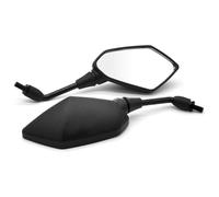 Set Specchietti Retrovisori Moto Per Nc700 Nc750X Nc750D Cb1300 Cb400 Cbr650 Cb500X Crf1000 Cbr1000rr Specchietto Retrovisore Laterale Convesso 1 Paio Moto(Nero)