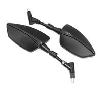 Set Specchietti Retrovisori Moto Per Suz&uki Per V&STROM Retrovisore Moto Universale Tutti Modelli Possono Essere Dotati Specchietto(Nero)