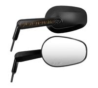 Set Specchietti Retrovisori Moto Per Touring Per Spo&rtster XL Per Dyna Per Softail Moto Retrovisore Specchietti Con LED Frecce Indicatore Direzione(LED Mirrors Light E)