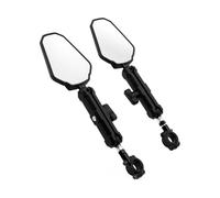 Set Specchietti Retrovisori Moto Per Universali Moto Accessori Regolabili Ripiegabili Specchietti Laterali Retrovisori