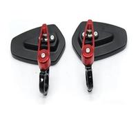 Set Specchietti Retrovisori Moto Per Y&amaha Per TMAX 500 530 Per TMAX500 530 YZF R15 XT660 XRZ Maniglia Specchietti Retrovisori Alluminio Universale Moto(Rosso)