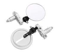 Set Specchietti Retrovisori Moto Per Y&amaha TDM850 TDM900 TDM 850 900 2000 7/8" 22 Mm Tondo Manubrio Pieghevole Laterale Moto Retrovisore Specchietto(Argento)