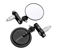 Set Specchietti Retrovisori Moto Per Y&amaha TDM850 TDM900 TDM 850 900 2000 7/8" 22 Mm Tondo Manubrio Pieghevole Laterale Moto Retrovisore Specchietto(Nero)