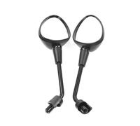 Set Specchietti Retrovisori Per Vespa GTS GTV Per Sprint Per Primavera Per Piaggio Per Liberty M8 Specchietti laterali per moto(Nero)
