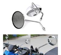 Set specchietti retrovisori stile tondo per moto scooter e bici filettatura 8mm