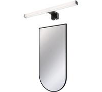 Set specchio Deante Silia ADI_N851, lampada da parete Rabalux Oliro 75051