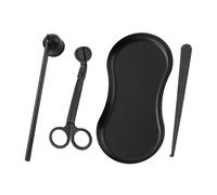 Set spegni stoppino 4 in 1 per candela, acciaio inossidabile lucidato