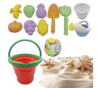 Set spiaggia kit sabbia con stampi | set di giochi da spiaggia per la casa in campeggio in vacanza in piscina all'aperto sul parco giochi nel cortile